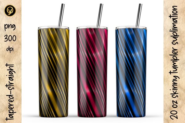 20 Oz Skinny Tumbler Abstract Geometric Sublimation.Abstract Lines Background Tumbler Supply