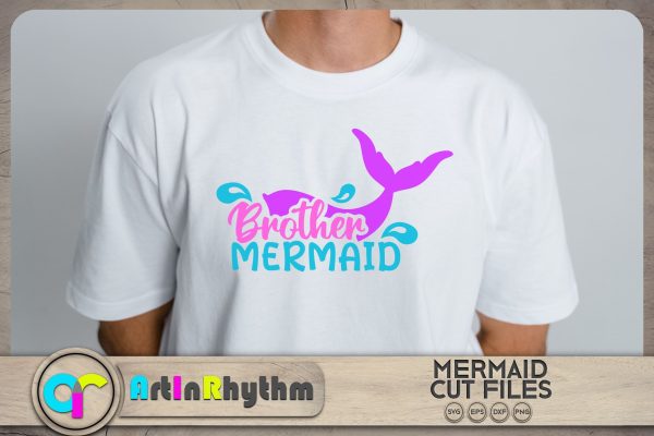 Brother mermaid SVG   Family mermaid SVG Online now